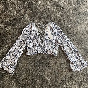 Millau Cropped Open Back Shirt